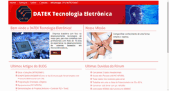 Desktop Screenshot of datek.com.br