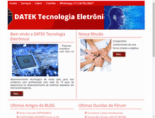 Tablet Screenshot of datek.com.br