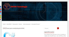 Desktop Screenshot of blog.datek.com.br